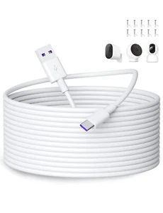 Câble USB C 10m Câble USB Type C pour Mi Camera 2K Magnetic Mount Mi Wireless... - Photo 1/8