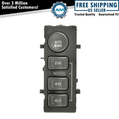 Interruptor selector de cambios de caja de transferencia montado en el tablero para Chevy GMC Cadillac 4x4 4x4 Foto 1 de 3