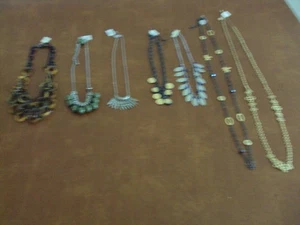 LOTE DE 7 COLLARES VINTAGE FIRMADOS LIA SOPHIA NUEVOS CON ETIQUETAS - Imagen 1 de 9