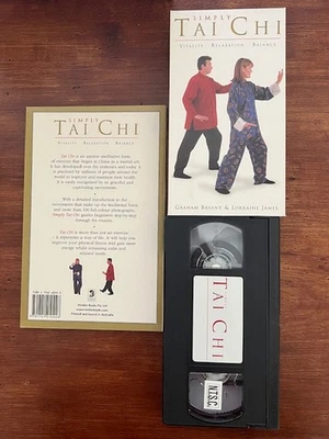 Vintage SIMPLY TAI CHI! Book & VHS Tape Set, Vitality, Relaxation, Balance - NEW — 第 1/3 张图片