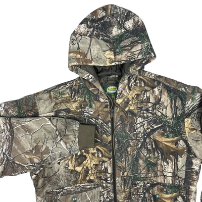 Cabelas Hunting Jacket Mens Large Tall Insulated Dry Plus Real Tree Camo Scent - Image 1 of 4