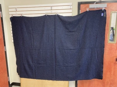 Mikael Brown Navy Pendleton Throw Blanket 60" x 88" - Image 1 of 4