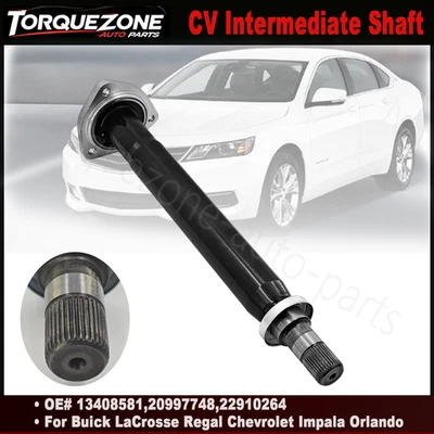 Eje intermedio CV 22910264 para Buick LaCrosse Regal Chevrolet Impala Orlando Foto 1 de 4