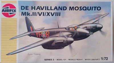 AIRFIX #03019 1/72° DE HAVOLLAND MOSQUITO Mk.II/VI/XVIII SERIE 3 Contenu vérifié - Photo 1/4
