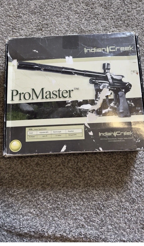 ¡¡NUEVO!! MARCADOR PAINTBALL INDIAN CREEK DESIGN ICD PROMASTER Foto 1 de 4
