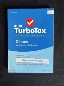 TurboTax Deluxe For Tax Year 2015, Maximize Your Deductions - Picture 1 of 3