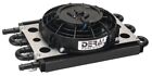 Derale 15830 6-Pass Econo-Cool Cooler 1/2In Fluid Cooler and Fan, 12.750 x 7.625