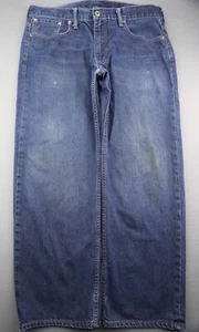 Pantalones de mezclilla para hombre Levi's 569 2013 sueltos calce recto oscuro talla 34x30 (Sr 35x28) - Imagen 1 de 10