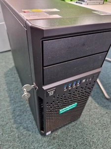 HPE ProLiant ML30 Gen9 4LFF Tower Server: Xeon E3-1220 v5, 16GB RAM-NO HDDs - Picture 1 of 9