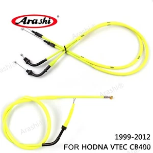 Cable de embrague Arashi + cables de botella cable para Honda VTEC 400 CB400 1999-2012 - Imagen 1 de 9