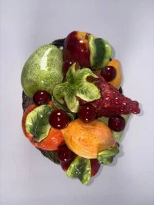 Vintage Ceramics, Woven Fruit Basket Made in China - Picture 1 of 4