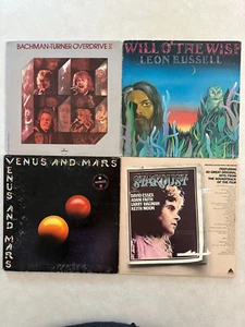 70s ROCK vinyl LP lot - BTO - Leon Russell - Paul McCartney & Wings - Stray Cats - Picture 1 of 7