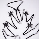 Gothic Multilayer Black Butterfly Elastic Band Leg Thigh Chain Women Cosplay WF