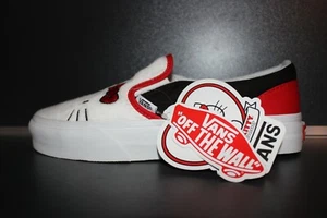 Hello Kitty Classic Slip On Plimsolls White UK 3 EUR 35 22cm US 4 - Picture 1 of 13