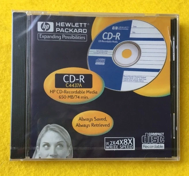 CD-R C4437A Hewlett Packard 650 MB/74 min.   NIP - Image 1 of 1