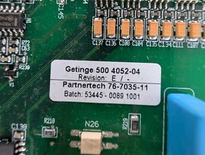 Getinge 500 4052-04 Control Board 76-7035-11 Free Ship - Picture 1 of 5