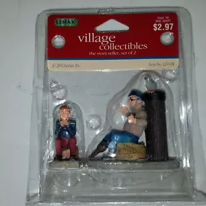 Lemax 2001 The Story Teller Plymouth Corners #12534 W Seagulls Boy Dock Sailor - Imagen 1 de 6