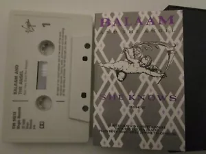 Balaam And The Angel Cassette She Knows. Virgin TVS 842-12 UK Audio Tape Single - Picture 1 of 4