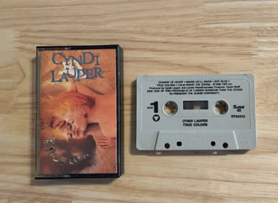 Cyndi Lauper True Colors Cassette Tape 80s Music Tested - Image 1 of 4
