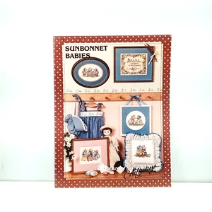 Sunbonnet Babies Cross Stitch Pattern Booklet 1985 Craftways - Picture 1 of 2