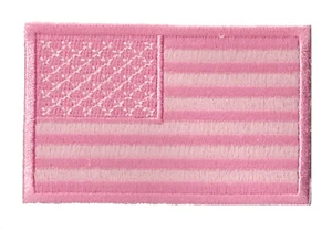 Ecusson patche US ARMY drapeau USA Pink rose patch brodé - Picture 1 of 2