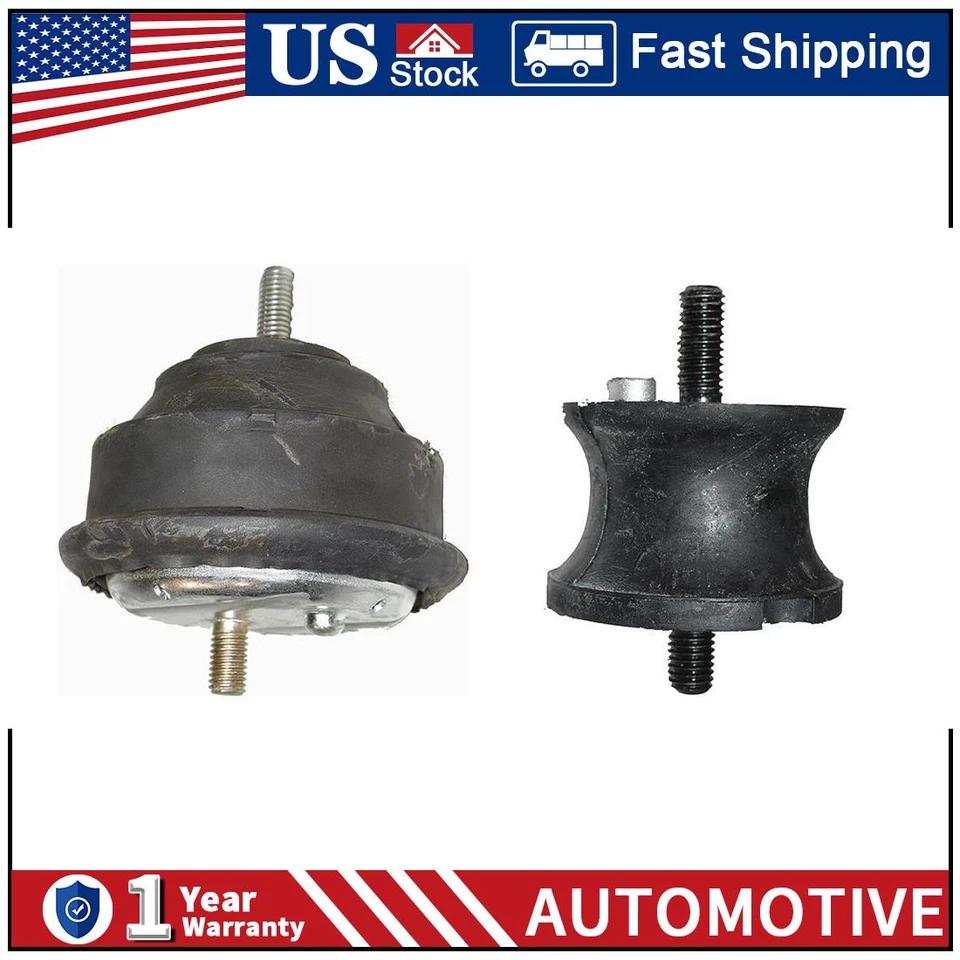 Engine&Trans Mount 2x AT/MT for 2001-2005 BMW 325XI 2.5L AWD 5 Spd-Anchor PZ - Image 1 of 4