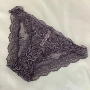 Victoria’s Secret Dream Angels Grey Taupe Lace Cheekini Panties - Size L BNWT - Picture 1 of 4