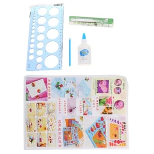 Paper Quilling DIY Craft Tool Handmade Tweezer Crimping Template Board Mould Kit - Picture 1 of 9