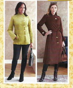 Misses Coat & Jacket Butterick Sewing Pattern R10805 NEW UNCUT Sizes 8-16 - Bild 1 von 2