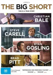 THE BIG SHORT DVD - Brad Pitt, Ryan Gosling, Christian Bale (Region 4) - Picture 1 of 1