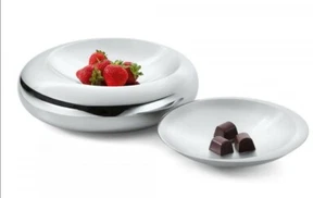 Philippi Stainless Steel set of 2 German Design Pebble diamater 21cm and 30cm - Picture 1 of 8
