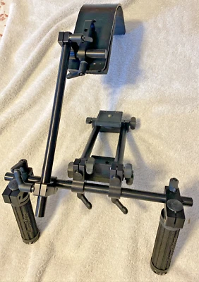 Shoulder Rigs with Rails Good Condition Lizard Skin Grips Camera Camcorder - Image 1 of 4