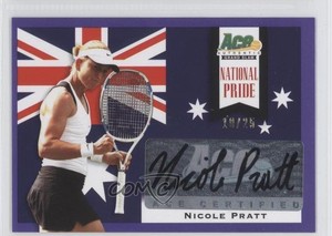 2013 Ace Authentic Grand Slam National Pride Purple /25 Nicole Pratt Auto