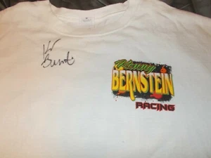 Camiseta autografiada Kenny Bernstein Racing Monster MoPar Charger 2007 2008 - Imagen 1 de 9
