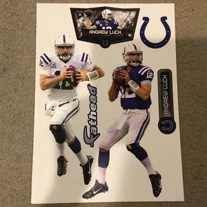 FATHEAD Colts Andrew Luck combo each about 6"x13" plus logo and Shield - Picture 1 of 1