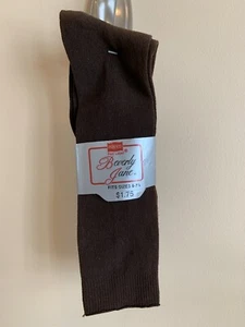 vintage hanes red label beverly jane socks girls size 6-7 1/2 NOS USA made 80s - Picture 1 of 5