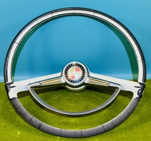 Jeep FSJ Gladiator Wagoneer J-Series Steering Wheel Black 1963-1969 Commando J10 - Picture 1 of 13