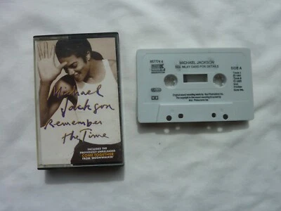 Michael Jackson Remember The Time 2 track UK cassette single cassingle - Image 1 of 3