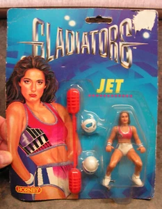 GLADIATORS JET ACTION FIGURE - HORNBY - New on Sealed Card - Vintage 1992 - Picture 1 of 2