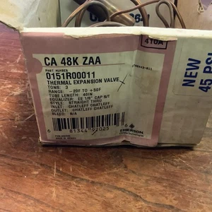 Emerson CA 48K ZAA Thermal Expansion Valve 3-ton (new) - Picture 1 of 5