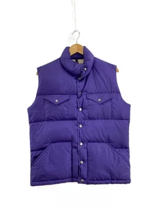 SUGAR CANE Down Ripstop Vest purple M Used - Picture 1 of 4