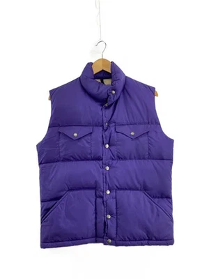 SUGAR CANE Down Ripstop Vest purple M Used - Image 1 of 4