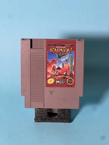 Karnov Nintendo NES Authentic Game Cartridge Tested Working - Picture 1 of 2