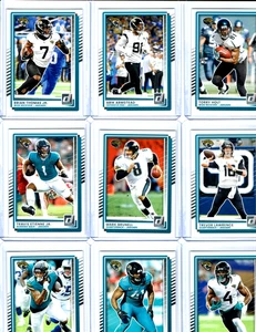 2025 Donruss Football Jacksonville Jaguars Team Set 11 Base Cards + 3 BONUS + - Picture 1 of 2