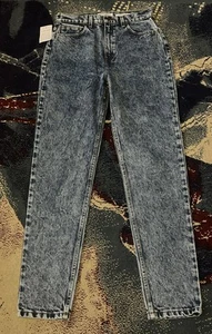 New - American Apparel Jeans - Women Size 27 - Straight Leg High Waist - Picture 1 of 4