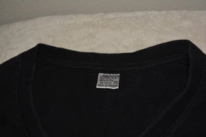2XL Black V-Neck Plain Shirt Gemrock Cotton Made In Pakistan - Picture 1 of 2