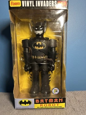 Funko Vinyl Invaders Batman Robot Black SDCC 2012 Limited 360 pcs Has Rare Error - Image 1 of 4