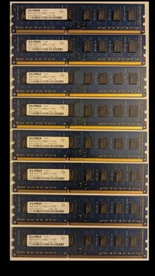 8pcs x 4GB DDR3, 2Rx8, PC3-12800U UDIMM+other UDIMMs(Total mixed lot of 22pcs) - Image 1 of 4