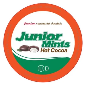 Cápsulas de chocolate caliente Junior Mints, sabor chocolate menta, compatible con Keuri... - Imagen 1 de 4