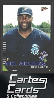 Mel Wearing 2000 Multi-Ad Bridgeport Bluefish #27 Bridgeport Bluefish - Image 1 of 2